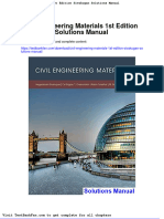Civil Engineering Materials 1st Edition Sivakugan Solutions Manual