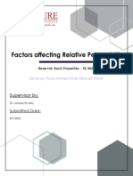 Factors Affecting Relative Permeability Report