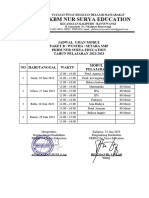 Jadwal Ujian Modul Paket B 2022-2023
