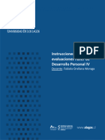 Instrucciones Evaluaciones TDP Iv