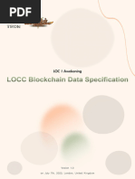 LOCC Blockchain Data Specification V1.0