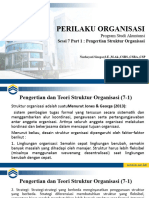 Sesi 7 - Perilaku Organisasi - Struktur Organisasi