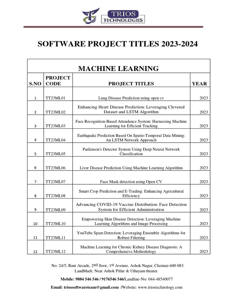 Python Title List-2023-2024 | PDF | Machine Learning | Deep Learning
