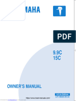 Yamaha Outboard 9.9c-15 Owner's Manual