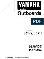 Yamaha Outboard 9.9FMH & 15FMH Service Manual