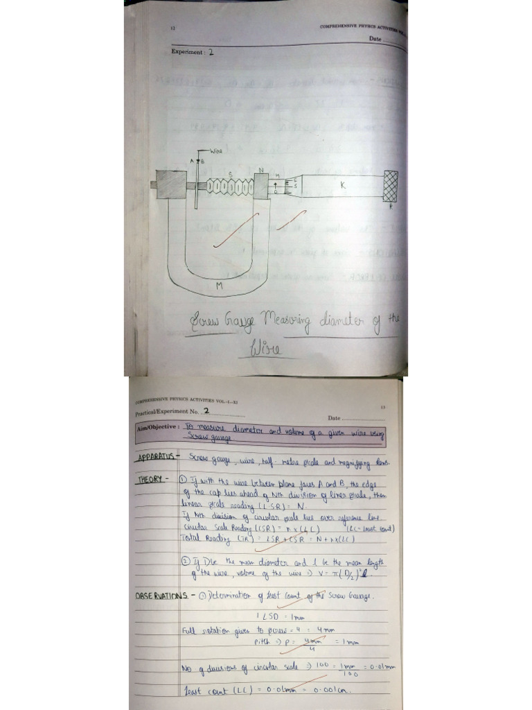 Physics Practical 2 | PDF