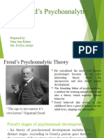 1.4 Freuds Psychoanalytic Theory 1