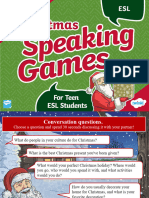 Christmas Speaking Game