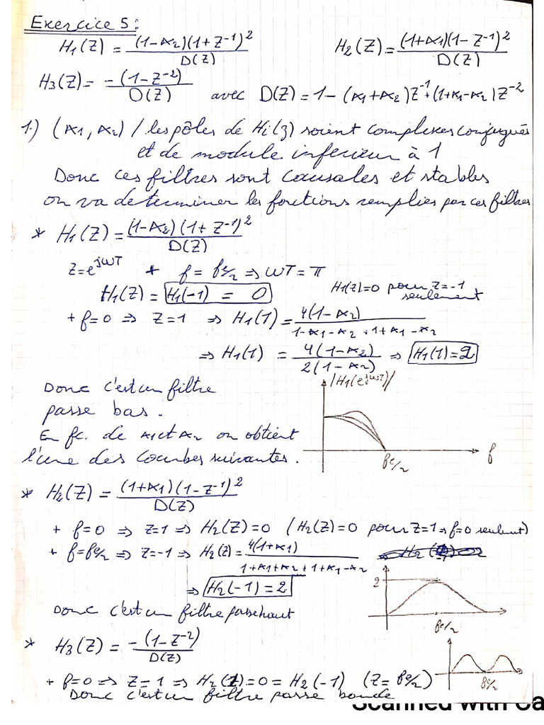 Solution TD5 Exercice5 | PDF
