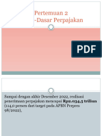 Dasar - Dasar Perpajakan