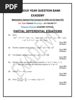 Previous Year Question Bank Exademy