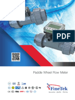 Finetek Diesel Oil Flowmeter EPR Paddle Wheel Flow Meter - New - 214250548