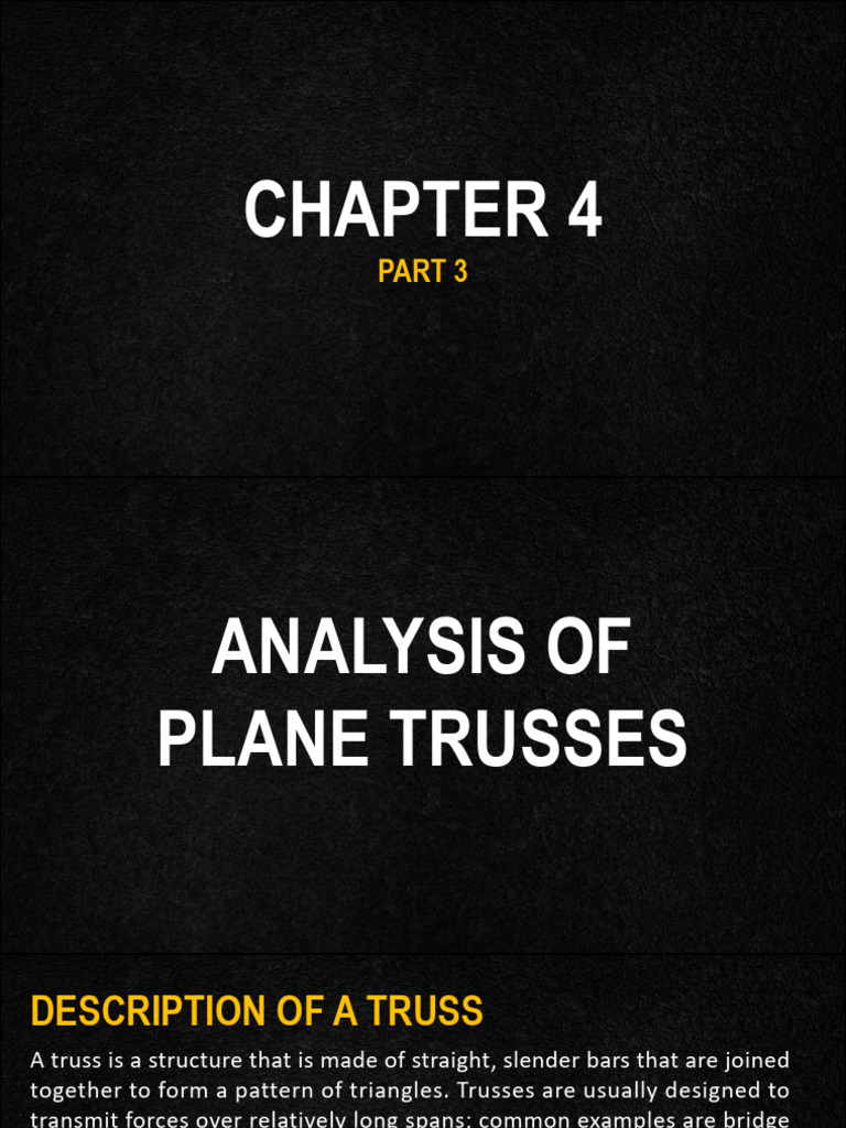 Trusses Method Of Joints Download Free Pdf Truss Tension Physics