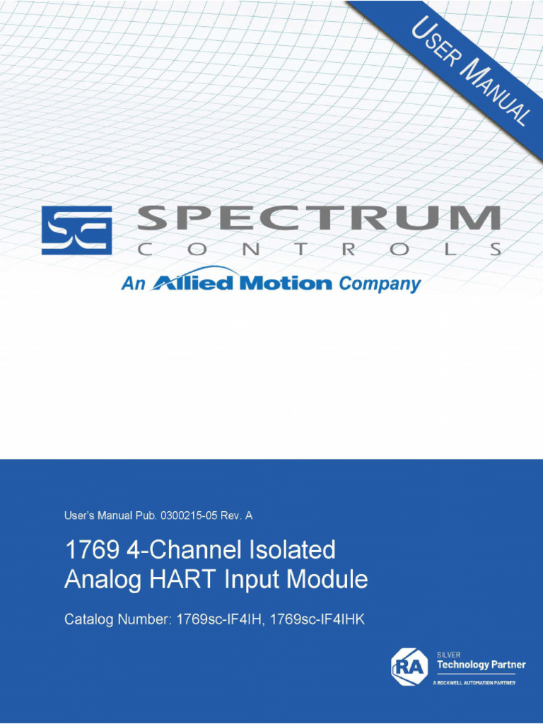 1769 4-Channel HART Input Module Manual | PDF | Electromagnetic ...