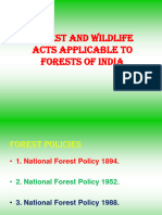 Forest and WL Acts, SriPKSharmaIFS (Retd)