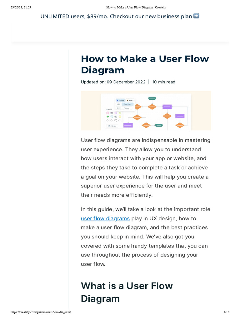 How To Make A User Flow Diagram | PDF | Customer Experience | Human ...