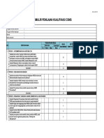 4 Checklist Penilaian Prakualifikasi CSMS