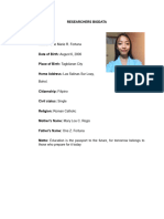 Researchers Biodata