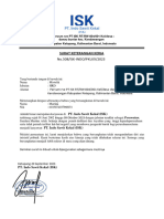 Surat Keterangan Kerja: No.508/ISK-INDO/PKU/X/2023