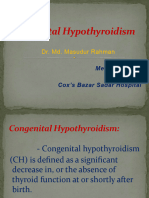 Congenital Hypothyroidism