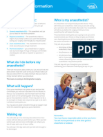Anaesthetic Information Brochure