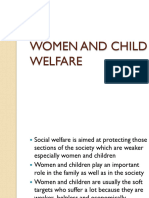 Women and Child Welfare 2