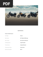 Yezdi Scrambler Brochure