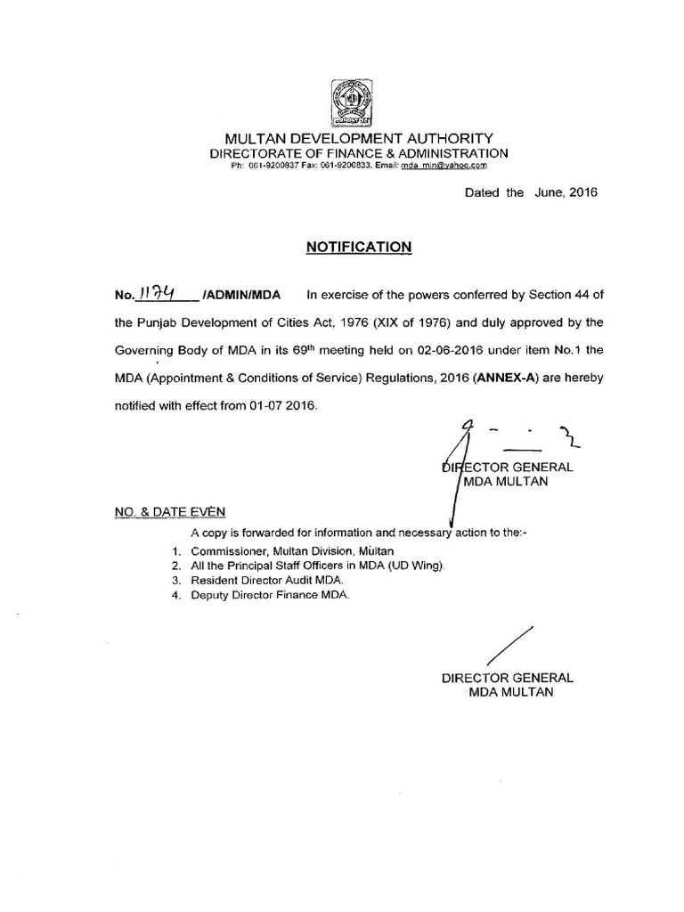 MDA Multan | PDF