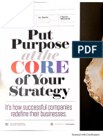 Put Purpose at The Core of Your Strategy - HBR