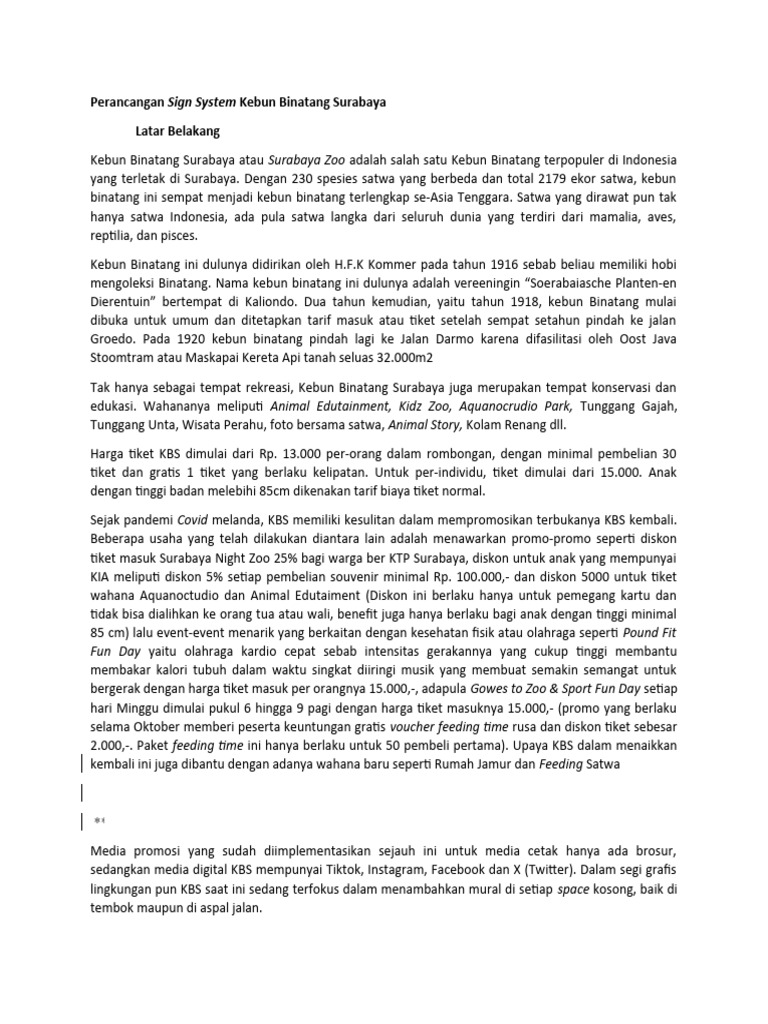 Perancangan Sign System KBS | PDF | Kesehatan Holistik