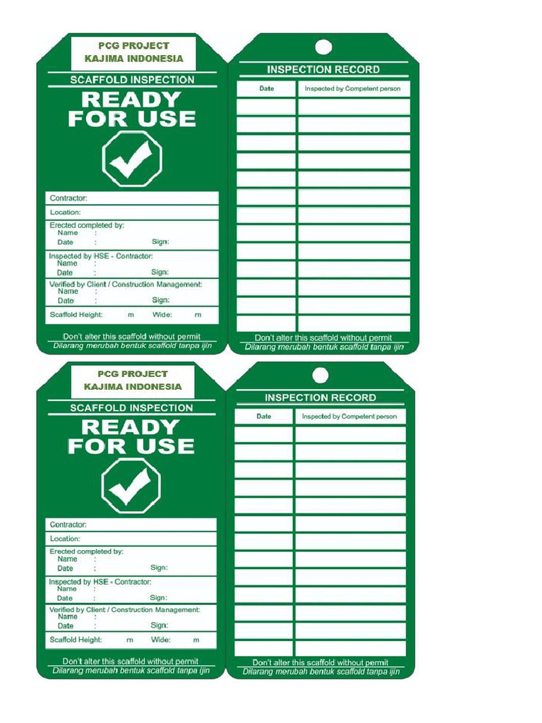 Tagging Scaffolding | PDF