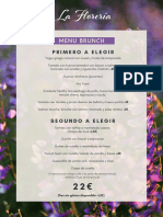 Menu Brunch La Floreria 2