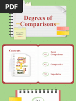 Degrees of Comparisons