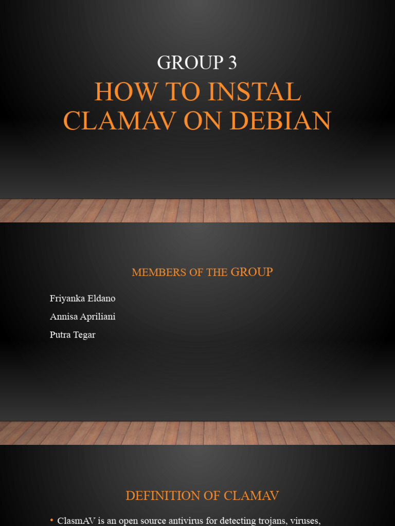 How To Instal Clamav On Debian | PDF