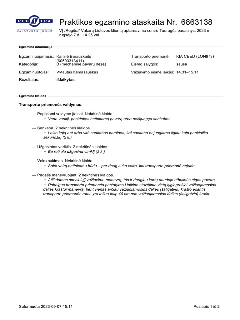Protokolas | PDF
