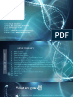 Gene Therapy PPT by Mahi Bhardwaj (21 - 4693)