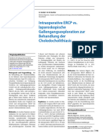 ERCP vs. Laparoskop. Gallengangsexploration