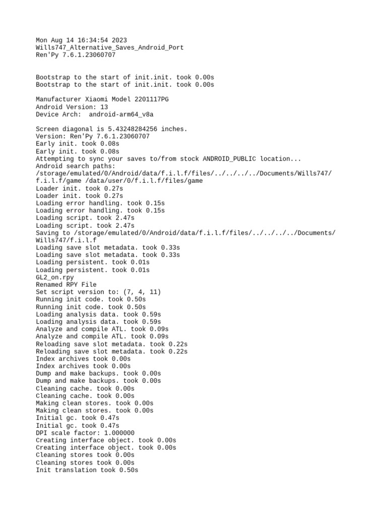 Log PDF Texture Mapping Android (Operating System)