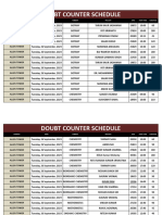 ALLEN TOWER - 26th SEPT - DOUBT COUNTER - XLSX - Google Sheets