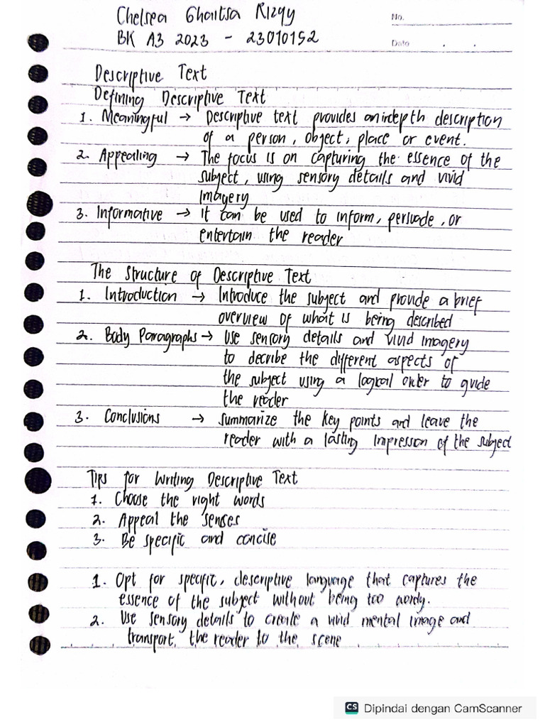 KBI Descriptive Text | PDF