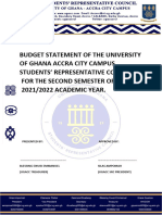 2ND Semester Budget Statement Ugacc