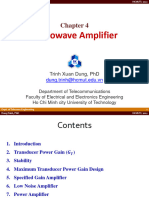 Chapter 4 - Microwave Amplifier - Without Solutions