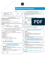 Mind Map For 3D Geometry Class 12 and Jee