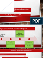 Pengantar Berpikir Kritis - Tingkatan Bahasa - Klaim