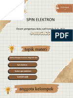 Fisika Modern Spin Elektron K.4