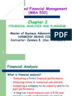 CHAPTER II - Financial Analysis and Planning