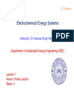 Electrochemical Energy Systems: IIT Kanpur
