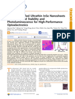 Hao Et Al 2020 Surface Modified Ultrathin Inse Nanosheets With Enhanced Stability and Photoluminescence For High