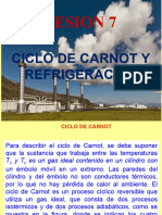 Sesion 7: Ciclo de Carnot Y Refrigeracion