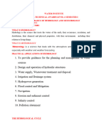 Notes On Basics of Hydrology and Meteorology-1